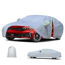 Waterproof Car Cover for 2021-2025 Kia K5, All Weather Custom Fit Full Gery