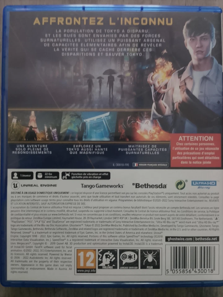 Ghost Wire Tokyo PLAYSTATION 5 VERSION FRANCAISE, photo 2 sur 2