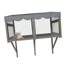 Secure Expandable Cat with Rust-Resistant Metal Wire, Perfect Outdoor Haven for