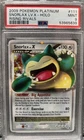 2009 POKEMON PLATINUM RISING RIVALS #111 SNORLAX LV.X-HOLO PSA 9