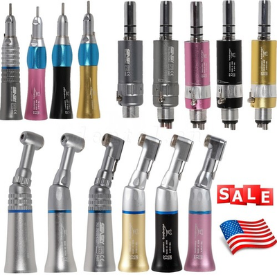 #ad #ad Dental low slow speed straight handpiece contra angle air motor 2 4 NSK E type $5.36