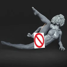 3D printed Resin Model Kit Girl Action Anime Figure Unpainted beauty girl
