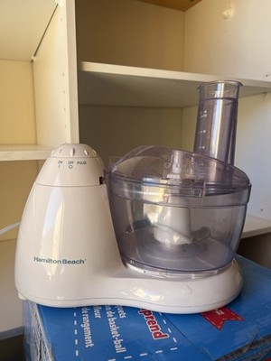 Hamilton Beach Mini Electric Food Processor White Model 70730