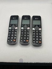 AT T BL102 Replacement Handsets LOT OF 3 MISSING BATTERY COVERS 