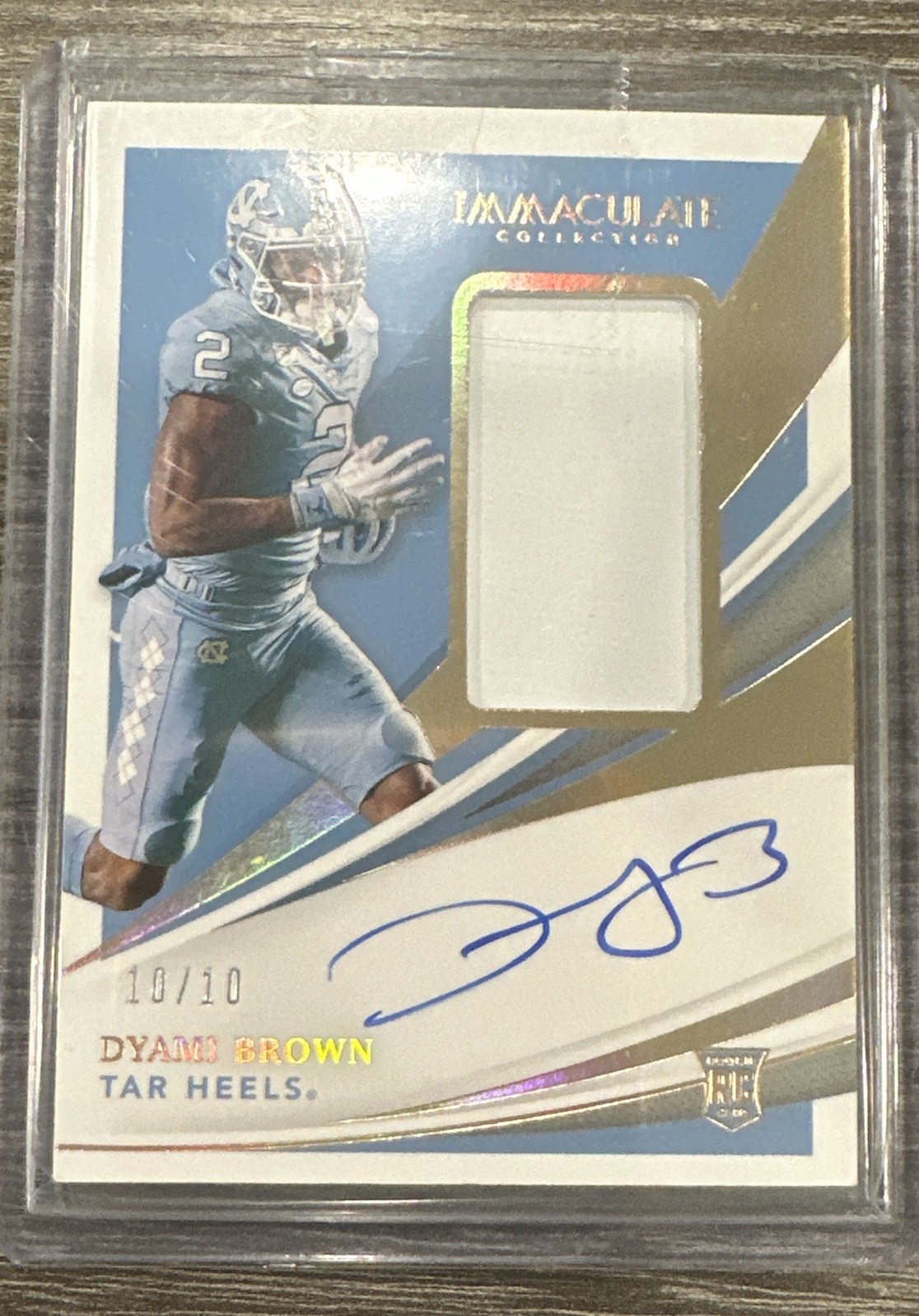 2021 Panini Immaculate Collection Collegiate - Rookie Patch Auto /10