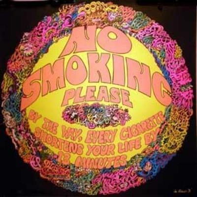 Vintage 70s Blacklight Poster 