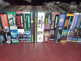 HALF FULLSET SEGA CD MEGACD EURO GAMES COLLECTION WITH OBI SPINE CARDS PAL