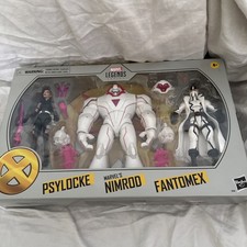 Marvel Legends Series X-Men Psylocke Nimrod and Fantomex Action Figure Set New