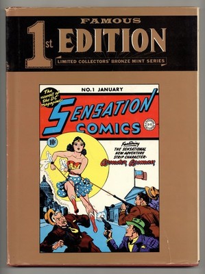 Famous First Edition Sensation Comics #0 Hardcover Variant VG+ 4.5 1974