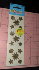 Vintage Sandylion Stickers Gold Stars Starburst Celestial Bonus 2nd Sheet  Pack
