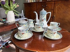Vintage japanese Eggshell Porcelain tea set