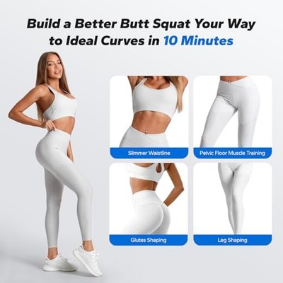 MERACH DEEP SQUAT MACHINE FOR WOMEN, ADJUSTABLE GLUTES TRAINER -  BLACK/ RED