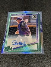 2025 donruss baseball brody brecht auto 