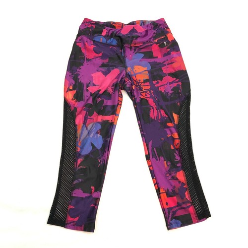DANSKIN NOW Women's Capri Mesh Leggings 