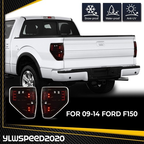 Fit For 2009-14 Ford Pickup F150 Clear LED Tail Lights Lamps Passenger + Driver - Picture 12 of 12