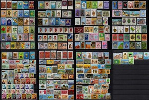 MOROCCO COLLECTION OF 285 MNH ALL DIFFERENT VALUABLE STAMPS MOSTLY 1980-2000 ERA