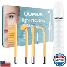 High Frequency Facial Wand - UUPAS Portable Handheld High Frequency Facial Sk
