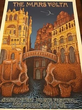 Emek Mars Volta Poster 2008 Sasquatch AE Gorge Sperry Pearl Jam Foo Fighters RSD