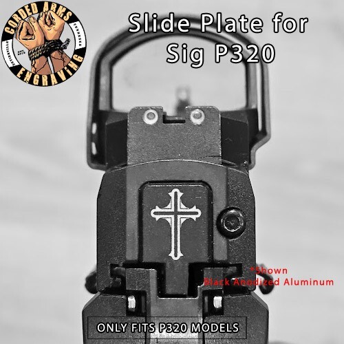 1 Asterisk - Back Slide Plate for Sig Sauer P320