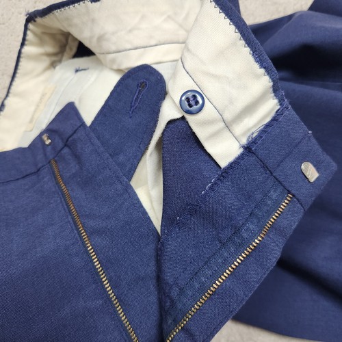 VINTAGE US AIR FORCE Uniform Mens 43L Blue Jacket Pants Vietnam Era 1970 - Picture 21 of 23