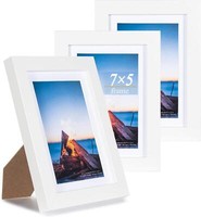 Bilderrahmen 3Er Set Weiß 13X18Cm Mdf Holz-Rahmen Acrylglas Neue Collection