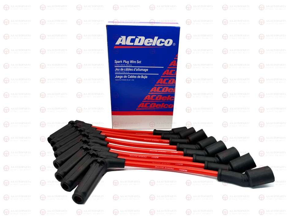 8X Spark Plug Leads + 8X Ignition Coils Holden Commodore VZ VE VF 6.0L 6.2L V8 - image 2 of 4