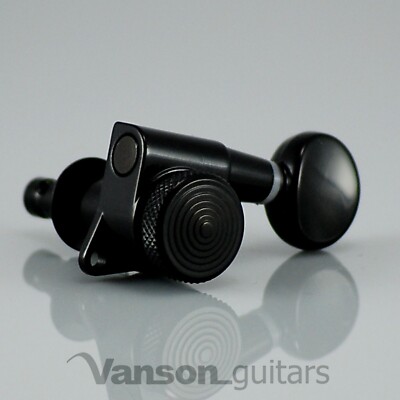 6 schwarze Vanson LOCKING Tuner für Stratocaster Telecaster Strat Tele * SP05BK