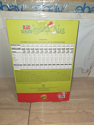 Dr Seuss The Grinch Hot Chocolate Mix Gift Set, 12 Cocoas of Grinch - Picture 4 of 5