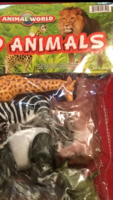 Wild Animals Toys Animal World Arcady Lion Tiger Giraffe Rhino