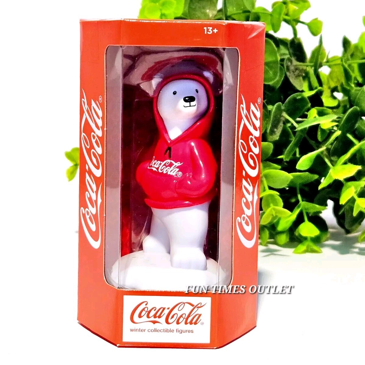 Coca Cola Polar Bear Figure Coke Christmas Collectible Toy X-MAS Classic New