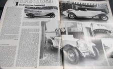 CC 1980 extracted mag article: ROLLS-ROYCE PHANTOM 1, Prototype Continental