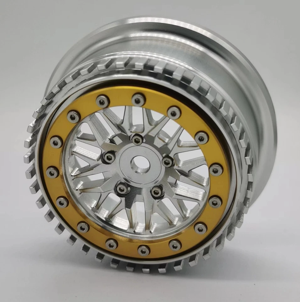 Rueda de aluminio E-VIRATRUE 2,2/3,0"" para corte de arrastre Losi Lasernut/TRAXXAS 1/10 1 pieza Foto 3 de 4