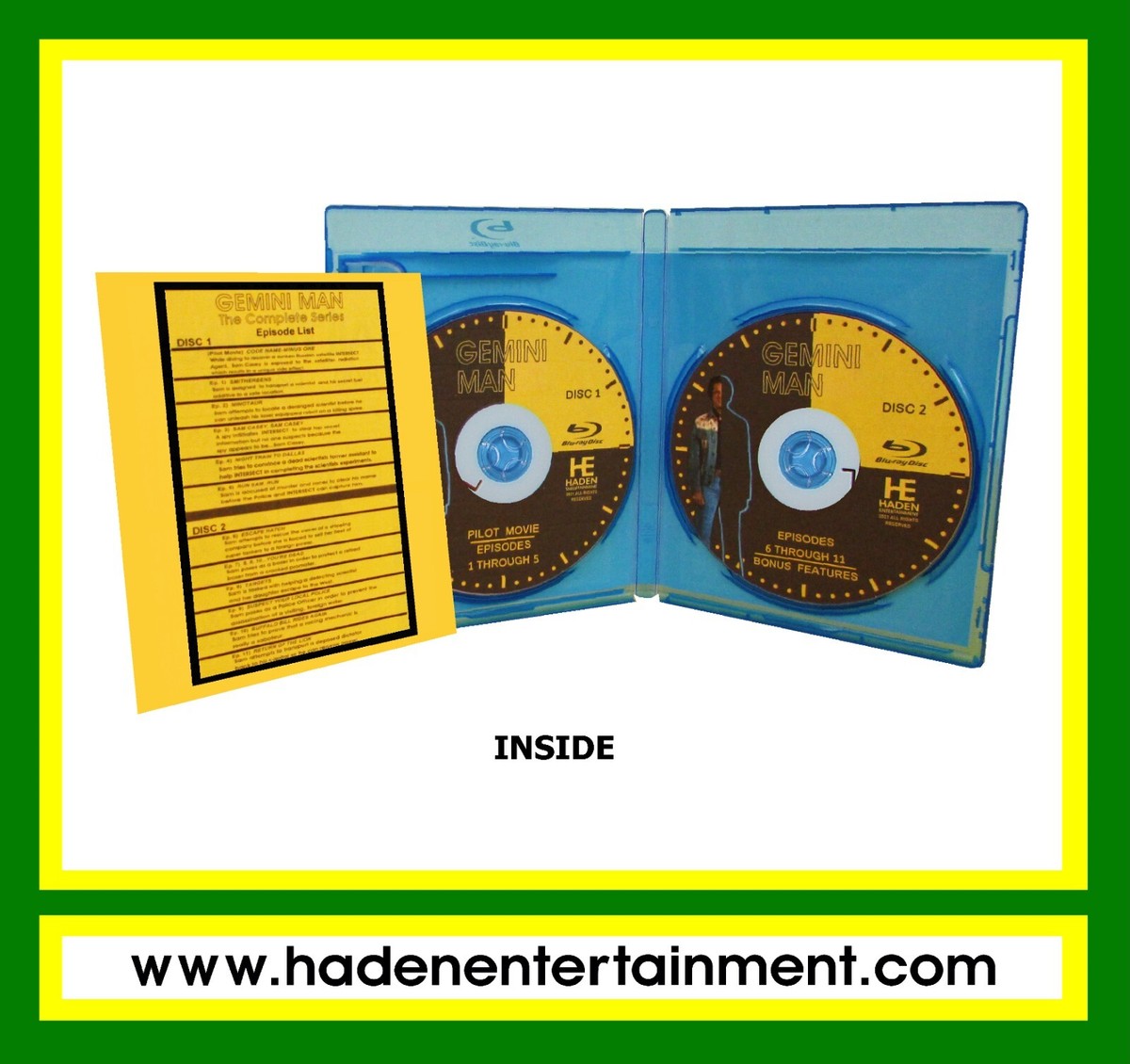 GEMINI MAN: THE COMPLETE SERIES / BLU-RAY - 2 DISC SET | eBay