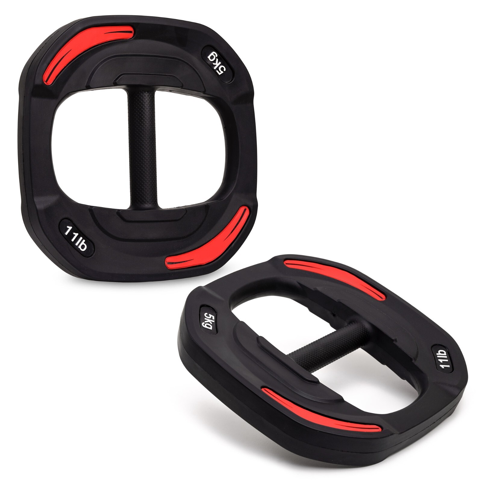 NORDFIT Smart Weight Plates - 2 x 5kg Weights for Smart Barbell Body Studio Pump