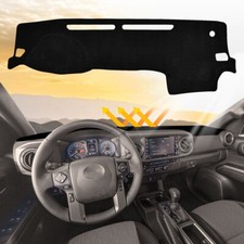 Dashboard Pad Dash Cover Mat Non-slip Carpet Black For 2016-2023 Toyota Tacoma Dashboard Pad Dash Cover Mat Non-slip Carpet Black For 2016-2023 Toyota Tacoma
