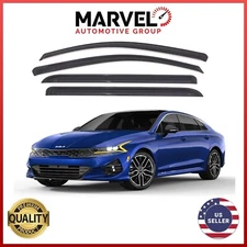 Out-Channel Window Sun Vent Visor Rain Guards Deflectors for Kia K5 2021-2024