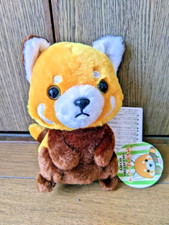 Rare New Amuse Japan Red Panda Stand Stuffed Plush Toy 15cm 5.9in Hight