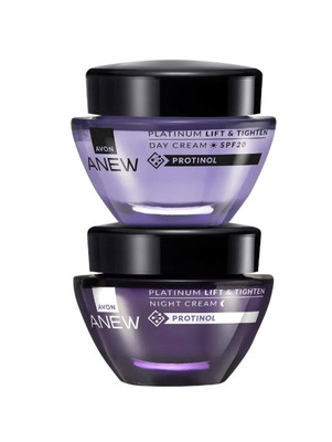 AVON Anew Set of Lifting Creams Platinum for Day SPF 20 and Night 2X1.7Fl.Oz