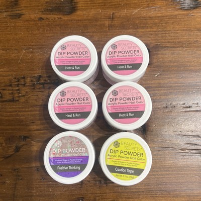 6 Dip Powder Nail Color 1.5 oz | Base Top Activator 0.5 oz NEW 100% AUTHENTIC