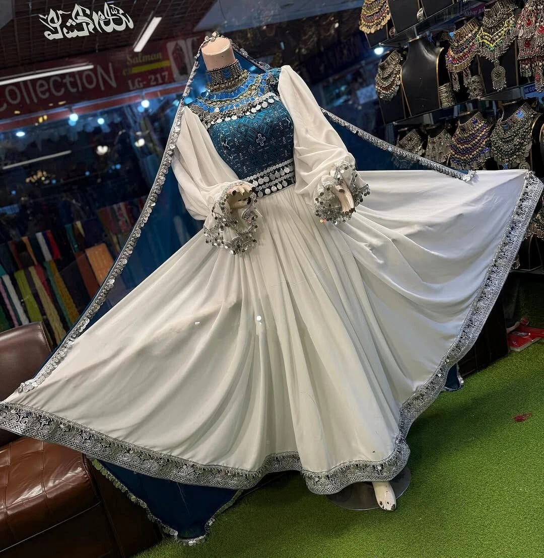 chinese dress ladies Afghan Velvet Handwork Charma Dozi Kuchi Dress For Women  Kuchijewels Pk
