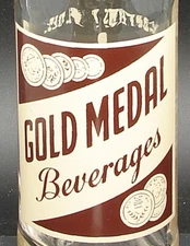 Gold Medal; Gold Medal Beverage Co; St. Paul, Minn.; 2-color ACL soda pop bottle