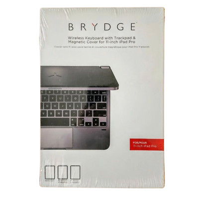 Brydge 11 Pro+ Wireless Keyboard w Trackpad for iPad Pro 11-inch 1st/2nd/3rd Gen
