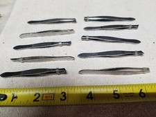3" INDUSTRIAL STAINLESS TWEEZER - NEW - UNBRANDED GROUP OF 10 - MADE IN TAIWAN