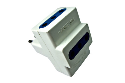 Mr. Gadget's Solutions ADATTATORE MULTIUSO A 3 VIE PRINCIPALI ADATTATORE FUSED UK 240V 13A-3 Pack -Bianco - Foto 9