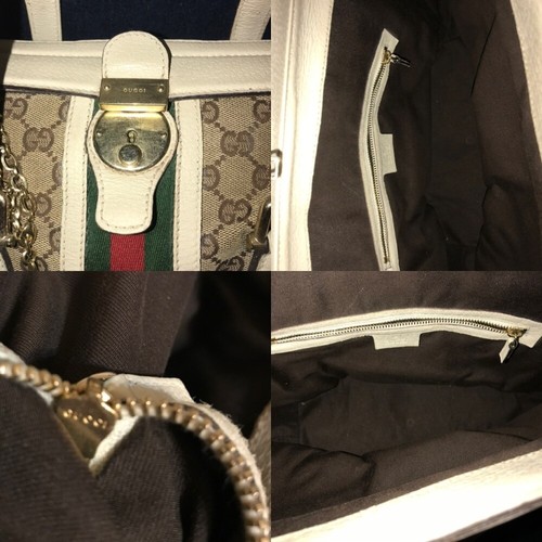 Gucci Monogramm Canvas Schatz Boston Tasche gebraucht - Bild 17 von 18