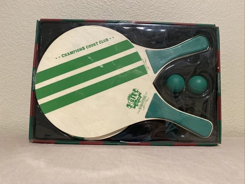 Silver One International Champions Court Club Paddleball Set Green