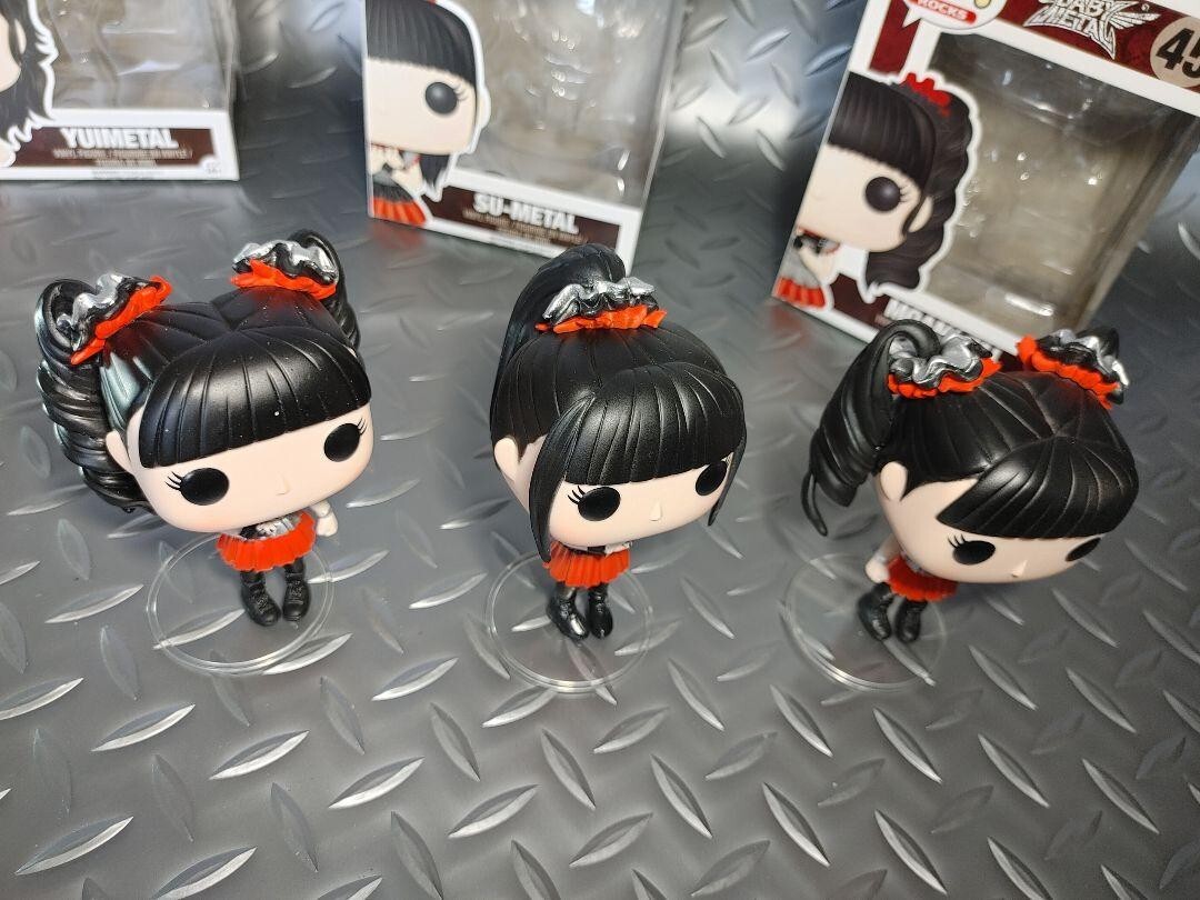 USED BABYMETAL FUNKO POP! ROCKS Set of 3 #43 SU #44 YUI #45