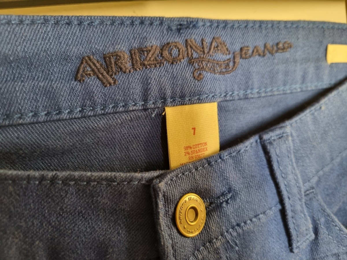 Arizona Jean Co. Women's Jr's Size 7 Blue Denim Super Skinny Jeans