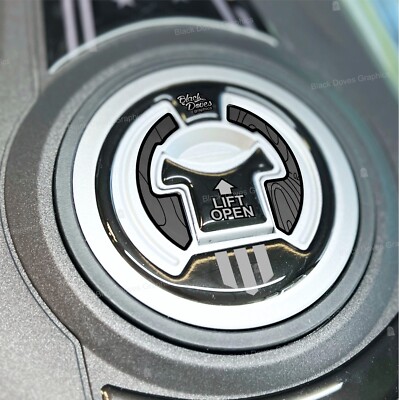 Kit Para-Serbatoio Adesivi 3D Compatibili Con Benelli TRK 702X Protezione Verde - Foto 11