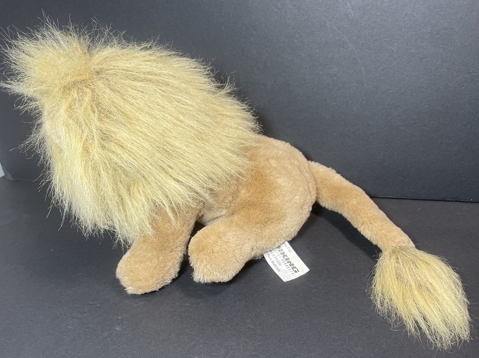 Douglas Co Sitting Lion 9” Plush Fluffy Mane Viking Office Supply